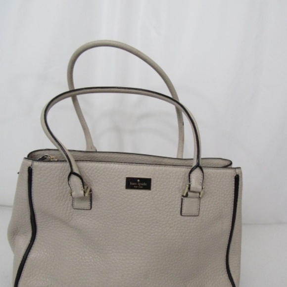 Kate Spade Large Light Pink Pebble Leather Top Handle Bag RN 0102760 57710 - Picture 3 of 10